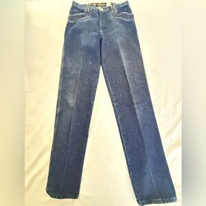 Vtg Rocky Mountain Jeans Bareback Western Rockies USA Women’s 33/15 XL Inseam 38